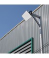 50W LED breedstraler met Fast Connector - 120lm/W, IP65, zwart, buiten