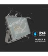 10W LED breedstraler, wit - 850lm, IP65, 4000K, witte behuizing