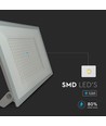 200W LED breedstraler - IP65, 4000K, zwarte behuizing, buiten