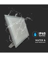 200W LED breedstraler - IP65, 4000K, zwarte behuizing, buiten
