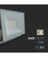VT-44022 LED-projector 20W - 4000K, wit behuizing