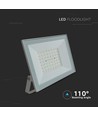 50W LED breedstraler - IP65, witte rand, buiten