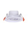 7W Ø8,8cm LED inbouwspot - Zaaggat: Ø6,8 cm, Afmetingen: Ø8,8 cm, CCT - 3 lichtkleuren