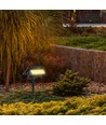 0,9W Solara Mini 2-in-1 tuinlamp - Zwart, IP65, warm wit, wandlamp en grondspies, zonne-energie