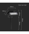 0,9W Solara Mini 2-in-1 tuinlamp - Zwart, IP65, warm wit, wandlamp en grondspies, zonne-energie