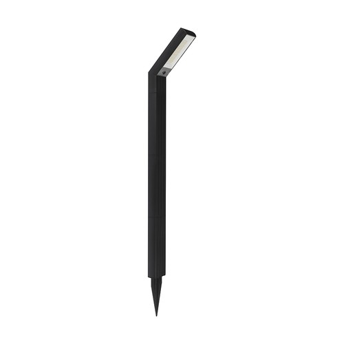 1,5W Solar tuinlamp - CCT, 3 lichtkleuren, IP65, zwart, incl. voet en grondpen