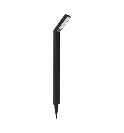 1,5W Solar tuinlamp - CCT, 3 lichtkleuren, IP65, zwart, incl. voet en grondpen
