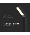 1,5W Solar tuinlamp - CCT, 3 lichtkleuren, IP65, zwart, incl. voet en grondpen