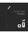 1,5W Solar tuinlamp - CCT, 3 lichtkleuren, IP65, zwart, incl. voet en grondpen