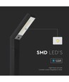 1,5W Solar tuinlamp - CCT, 3 lichtkleuren, IP65, zwart, incl. voet en grondpen