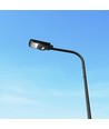 Solar straatlantaarn 6W met sensor - Afstandsbediening, zwart, 800lm, IP65