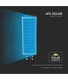 12W solcelle LED straatlamp - 1200lm, IP65, 6000K, zwart, incl. zonnepaneel en batterij