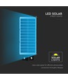 8W Solara LED straatlamp op zonne-energie - 1000lm, IP65, koud wit, bewegingssensor, incl. afstandsbediening en batterij