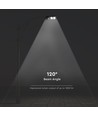 8W Solara LED straatlamp op zonne-energie - 1000lm, IP65, koud wit, bewegingssensor, incl. afstandsbediening en batterij