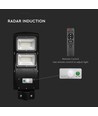 8W Solara LED straatlamp op zonne-energie - 1000lm, IP65, koud wit, bewegingssensor, incl. afstandsbediening en batterij