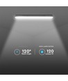 120cm 36W waterdicht LED armatuur met noodverlichting - IP65, 4320lm, 6500K, incl. batterij, 120cm lengte