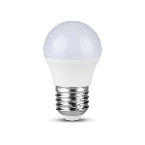 6,5W E27 LED lamp - G45, kogellamp, 230V