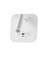 8W LED bed-wandlamp met USB/PD opladen - CREE chip, 3000K, wit, incl. lichtbron