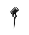 10W LED prikspot - IP65, zwart aluminium, 40° lichthoek, 880lm