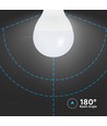 E14 6,5W LED kogellamp - P45