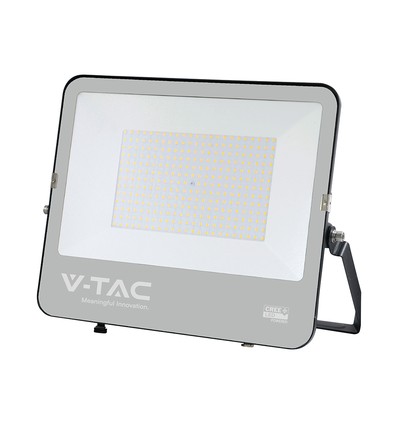200W LED breedstraler met Samsung chip - 115lm/W, IP65, zwart, koud wit, buiten
