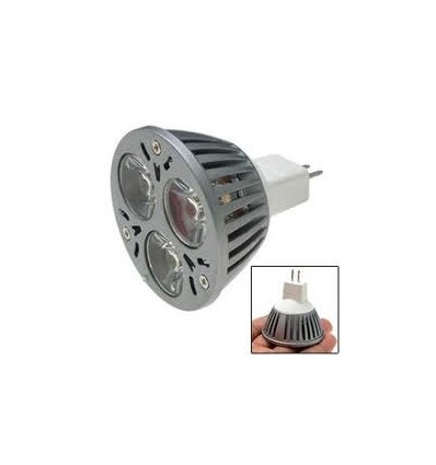 MR16 / GU5.3 3W dimbaar TRI3 LED-spotje - 12V