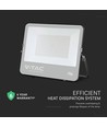 200W LED breedstraler - 135lm/W, IP65, CREE, 6 jaar garantie, zwart, buiten
