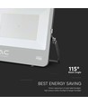 200W LED breedstraler - 135lm/W, IP65, CREE, 6 jaar garantie, zwart, buiten