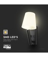 2W LED bedlamp / wandlamp met USB-oplader - Zwart, 3000K, CREE chip, IP20, modern design