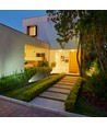 24V LED tuinspot met grondpen - 2W, IP65, zwart, vierkant, buiten, aluminium