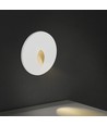 3W Ø15cm LED step light - CCT, IP65, zwart, rond, aluminium