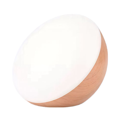 Oplaadbare RGBW halve bol tafel-/nachtlamp - Wit, touch dimbaar, IP20 binnen