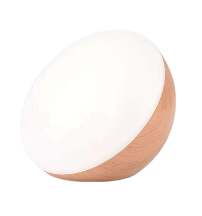 Oplaadbare RGBW halve bol tafel-/nachtlamp - Wit, touch dimbaar, IP20 binnen