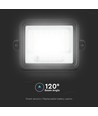 50W Solcelle LED breedstraler - 700lm, CCT 2000K-8000K, batterij-indicator, zwart, buiten