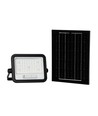 VT-104W LED-projector 100W - met zonnepaneel, CCT: 7in1, zwarte behuizing, batterij-indicator, IP65