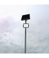 VT-104W LED-projector 100W - met zonnepaneel, CCT: 7in1, zwarte behuizing, batterij-indicator, IP65