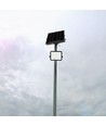 10W Solcelle LED breedstraler - 1700lm, IP65, met zonnepaneel en sensor