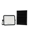 Vt-304w LED-projector 300W - met zonnepaneel, CCT:7in1, zwarte behuizing, met batterij-indicator, IP65