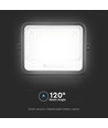 Vt-304w LED-projector 300W - met zonnepaneel, CCT:7in1, zwarte behuizing, met batterij-indicator, IP65