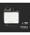 400W Solcelle LED breedstraler, 7-in-1 CCT - IP65, zwart, LiFePO4 batterij, incl. zonnepaneel en batterij-indicator