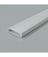 2m aluminium profiel montageset - Inclusief afdekking, 40x10mm