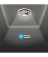 50W LED plafondlamp, CCT 3-in-1 - Ø50,5cm, wit/zwarte rand, incl. afstandsbediening