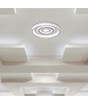 485x70mm VT-7748 plafondlamp 48W LED - decoratief, 3-in-1, wit, met IR afstandsbediening