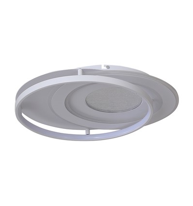 60W LED plafondlamp, CCT - 50x42cm, wit, incl. afstandsbediening, dimbaar, 4800lm