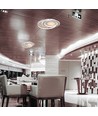 60W LED plafondlamp, CCT - 50x42cm, wit, incl. afstandsbediening, dimbaar, 4800lm
