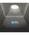 36W LED plafondlamp met afstandsbediening - Ø39cm, CCT 3-in-1, wit/zwarte rand, incl. lichtbron