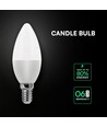 E14 6,5W LED-kaarslamp - Cree LED Chip, 6 jaar garantie, C37