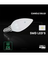 E14 4W LED kaarslamp - C37, 320lm, 300° stralingshoek