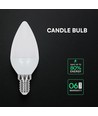E14 4W LED kaarslamp - C37, 320lm, 300° stralingshoek