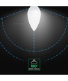 E14 4,5W LED kaarslamp - C37, 470lm, Samsung LED chip
